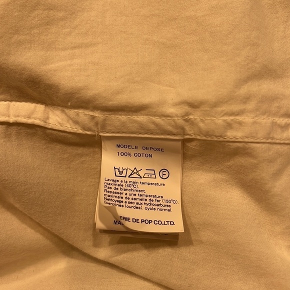 Pas De Calais Cream Linen Duster Jacket S-M - Picture 8 of 8